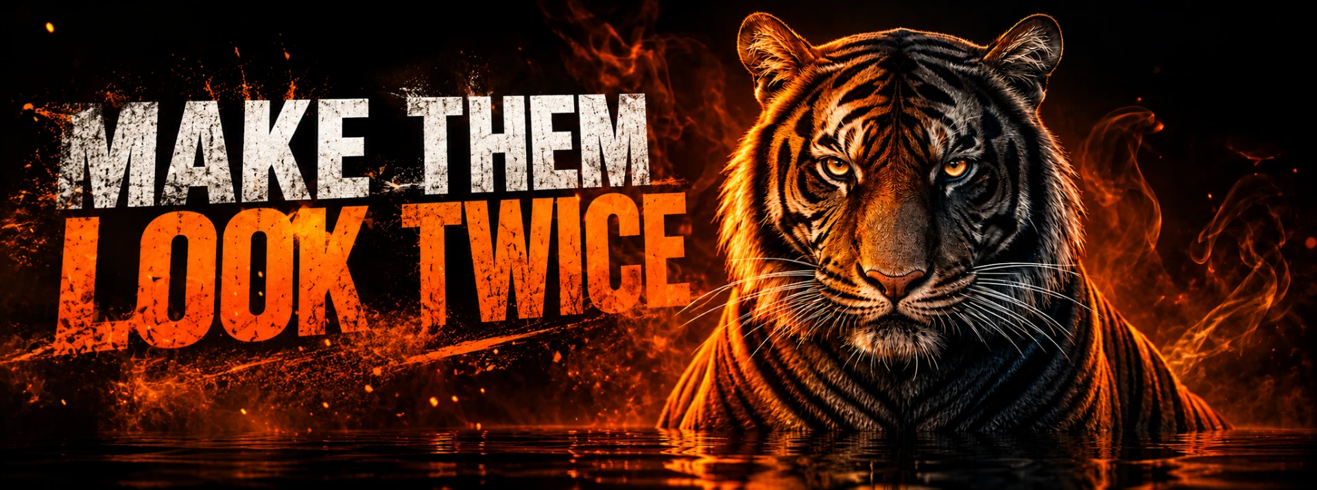 Striking Tiger Media hero - Make Them Look Twice